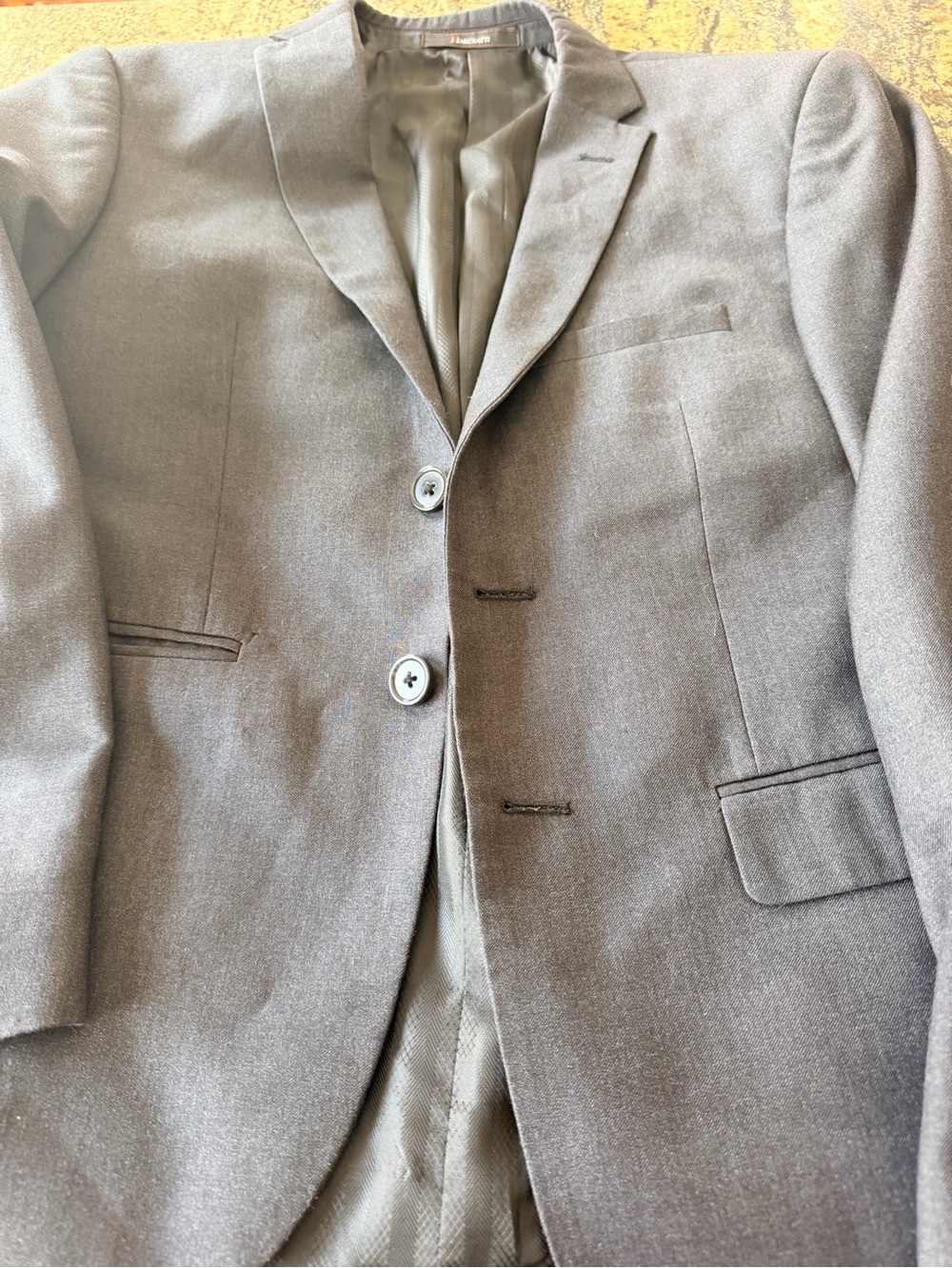 Men's Gray Lightweight Shirt Jacket - Classic Tailored Look